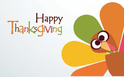 Closed for Thanksgiving Holiday – Monday, October 8th