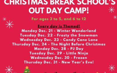 Christmas Break Schools Out Daycamps