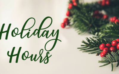 Holiday Hours