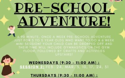 NEW – Pre-School Adventure